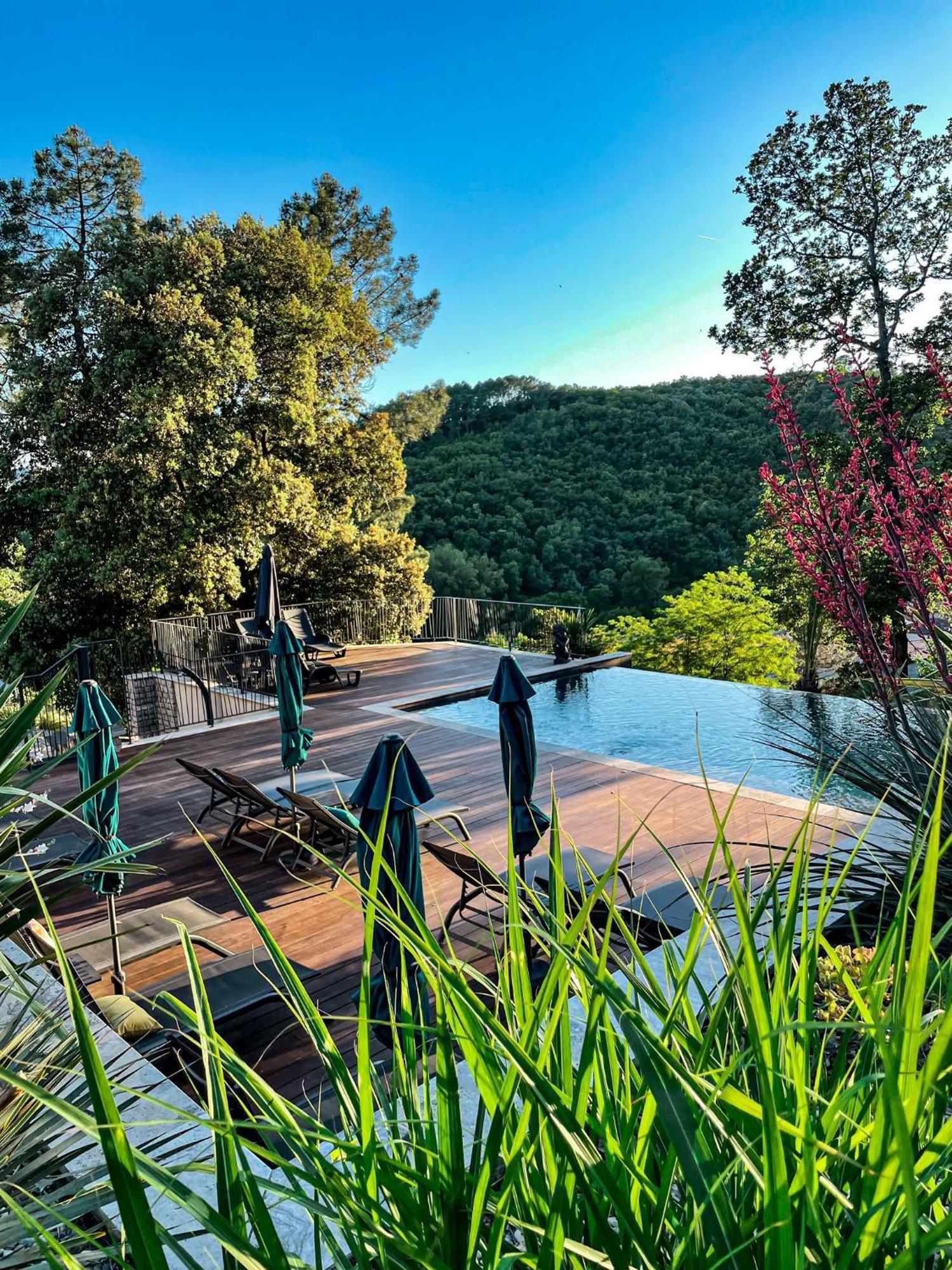 Les Hauts Du Marquet: Luxe 5-Star Gite with Infinity Pool in Cevennes Saint Jean du Pin Exterior photo